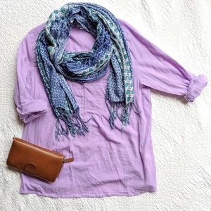 J. Jill Boho Tunic with Stitching Detail